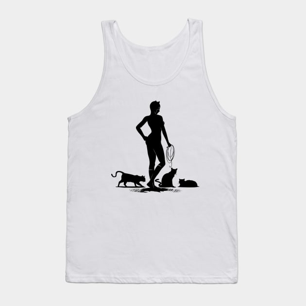 Crazy Cat Lady Tank Top by mrpsycho